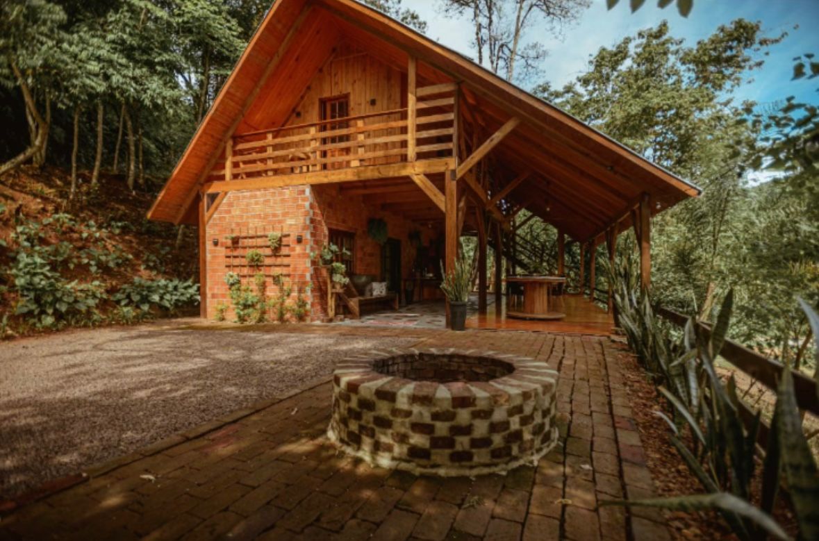 Cabana com lareira